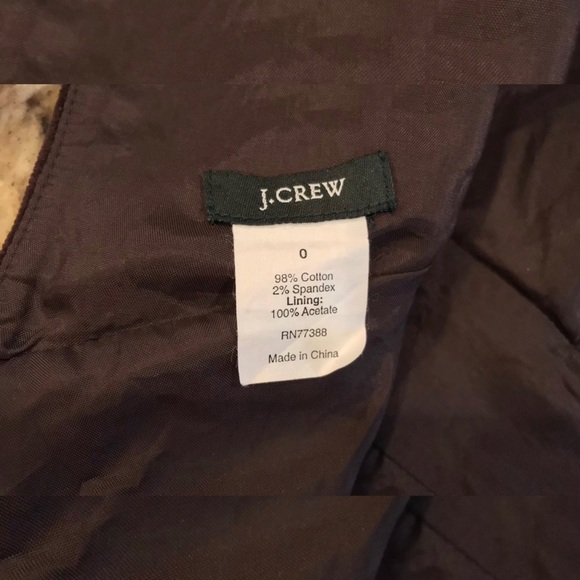 J Crew Chocolate Velvet V Neck Fit & Flare Dress - Picture 7 of 8